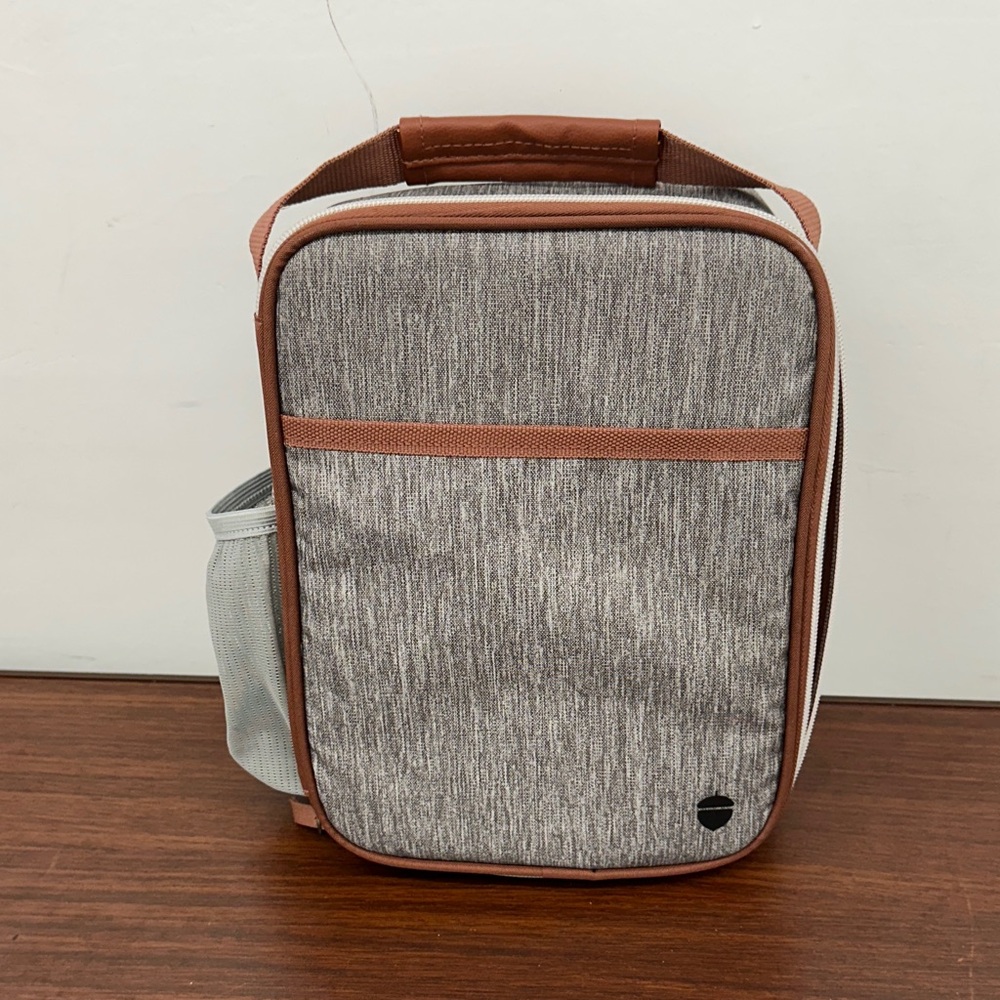 Fit + Fresh Elegant Brown and Gray Lunch Bag Mens
